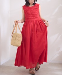 KATHARINE ROSS | 【KATHARINE ROSS】スモッキングコットンワンピース(ワンピース)