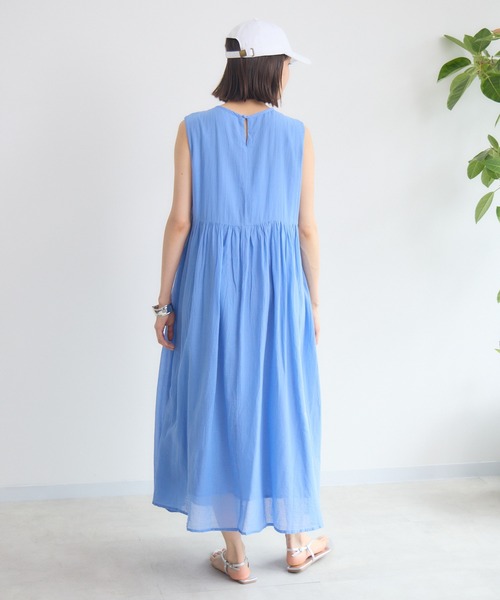 KATHARINE ROSS（キャサリンロス）の「【KATHARINE ROSS】スモッキングコットンワンピース（ワンピース・レディース・ブルー/ブラック/レッド・MEDIUM）」の20枚目の写真