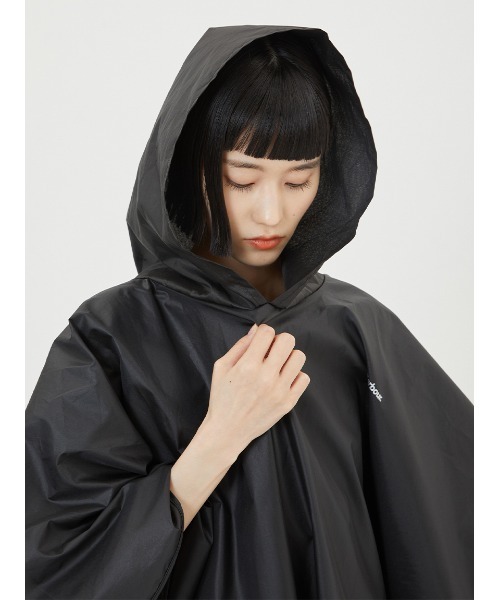 EUROPEAN ポンチョ 黒 コート Norweigian Rain RAINCHO ポンチョコート（ポンチョ