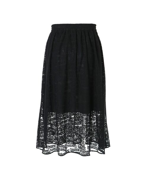 HYSTERIC GLAMOUR TYPE LOGO SCRATCH ジャガード ロゴジャガード キーホルダー（キーホルダー）｜HYSTERIC