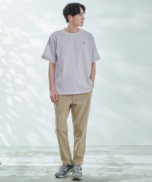 Arnold Palmer(アーノルドパーマー)の「シャンブレー鹿の子 フェイクレイヤード Tシャツ(Tシャツ/カットソー・メンズ・スカイブルー/ライラック/ネイビー・M/L/LL)」の22枚目の写真