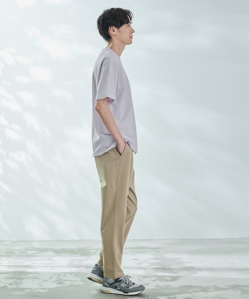 Arnold Palmer(アーノルドパーマー)の「シャンブレー鹿の子 フェイクレイヤード Tシャツ(Tシャツ/カットソー・メンズ・スカイブルー/ライラック/ネイビー・M/L/LL)」の5枚目の写真