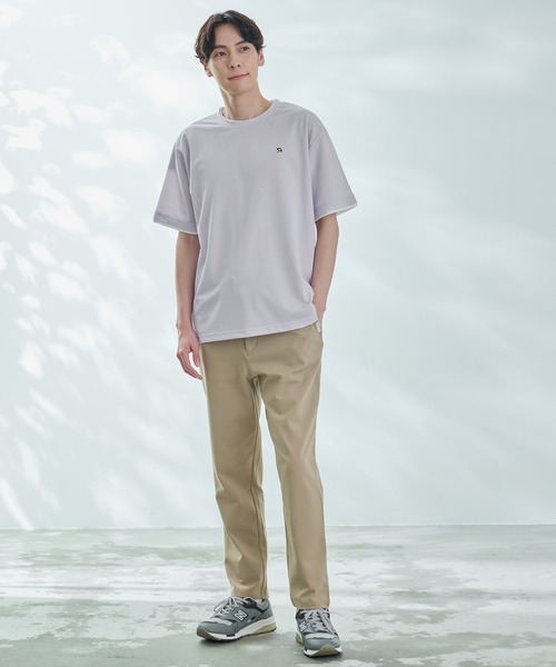 Arnold Palmer(アーノルドパーマー)の「シャンブレー鹿の子 フェイクレイヤード Tシャツ(Tシャツ/カットソー・メンズ・スカイブルー/ライラック/ネイビー・M/L/LL)」の6枚目の写真