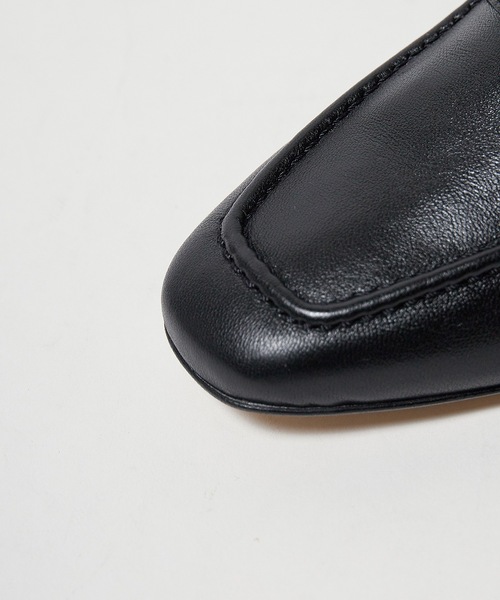 CORSO ROMA，9（コルソローマ）の「CORSO ROMA 9/コルソローマ PAOLA4011  スクエアトゥ ビットローファー（ローファー・レディース・ブラック/ホワイト・37/36/39/38）」の7枚目の写真