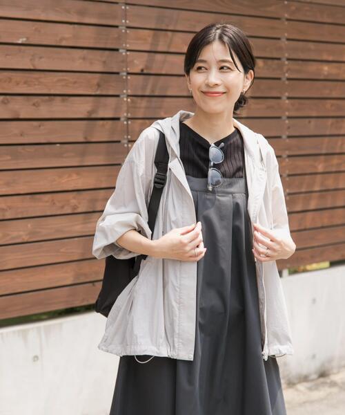 UR TECH』ポケッタブル撥水フレアパーカー（マウンテンパーカー