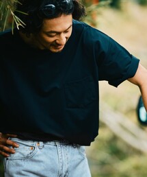 B:MING by BEAMS | 【セットアップ対応】ランド アンド ウォーター クルーネック ポケット Tシャツ(Tシャツ/カットソー)