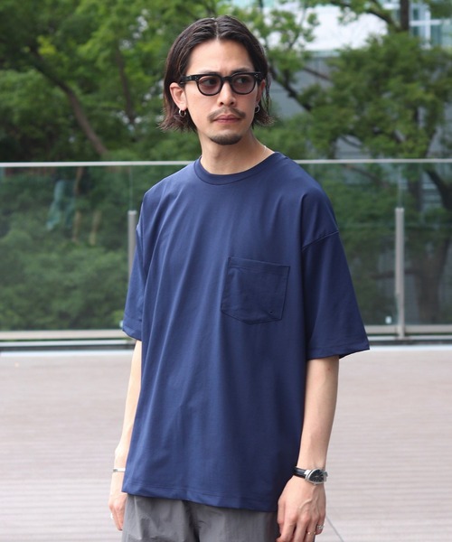 B:MING by BEAMS（ビーミングバイビームス）の「【セットアップ対応】ランド アンド ウォーター クルーネック ポケット Tシャツ（Tシャツ/カットソー・メンズ・ブラック/オフホワイト/ネイビー/ブラウン系その他5・S/XL/L/M）」の13枚目の写真