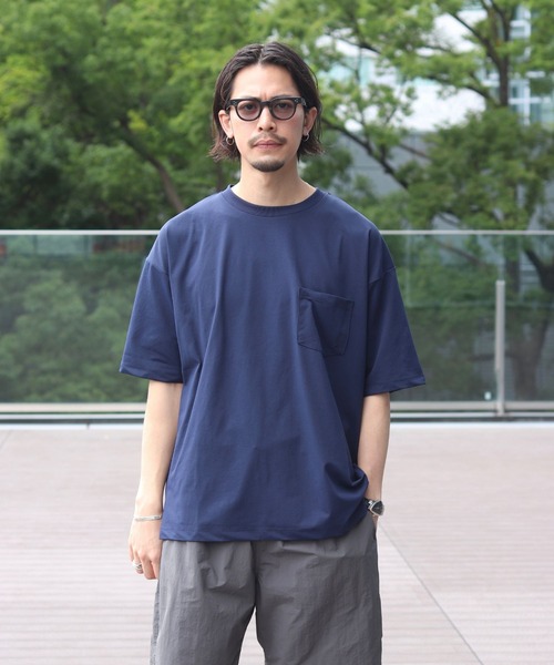 B:MING by BEAMS（ビーミングバイビームス）の「【セットアップ対応】ランド アンド ウォーター クルーネック ポケット Tシャツ（Tシャツ/カットソー・メンズ・ブラック/オフホワイト/ネイビー/ブラウン系その他5・S/XL/L/M）」の14枚目の写真