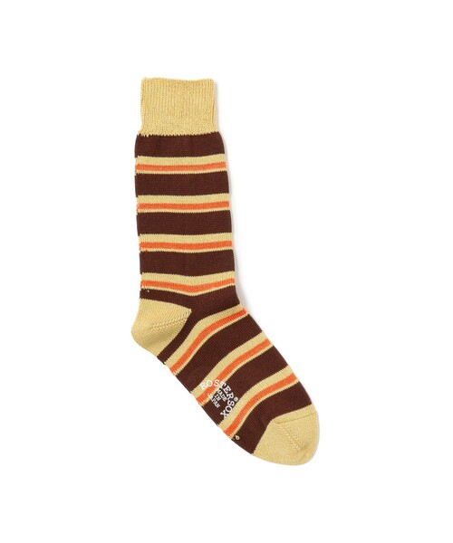 BEAMS BOY（ビームスボーイ）の「【別注】ROSTER SOX / BORDER SOX（ソックス/靴下・レディース・レッド/パープル/イエロー・ONE SIZE）」の3枚目の写真