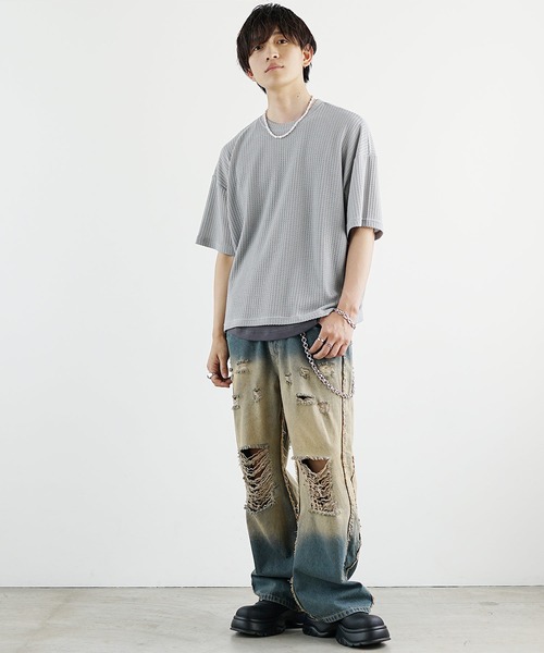 MinoriTY（マイノリティ）の「【MinoriTY】プレミアムコットンインナー専用タンクトップ メンズ ラウンドレギュラー（タンクトップ・メンズ・ホワイト/ブラック・L/M/S）」の8枚目の写真