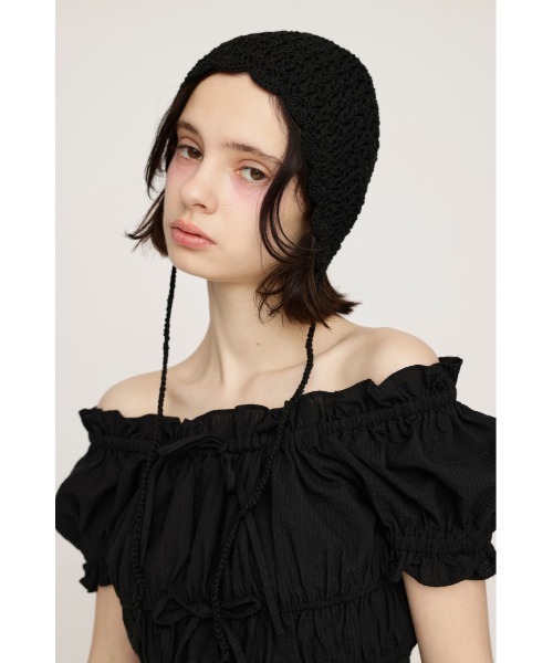 セール】CROCHET BEANIE クロシェ ビーニー（ニットキャップ/ビーニー