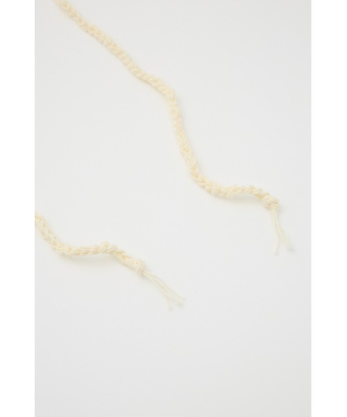 SLY（スライ）の「CROCHET BEANIE クロシェ ビーニー（ニットキャップ/ビーニー・レディース・アイボリー/ブラック・FREE）」の11枚目の写真