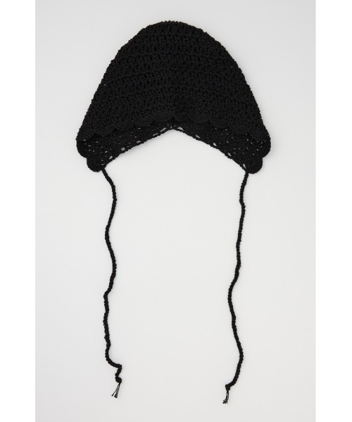SLY（スライ）の「CROCHET BEANIE クロシェ ビーニー（ニットキャップ/ビーニー・レディース・アイボリー/ブラック・FREE）」の8枚目の写真