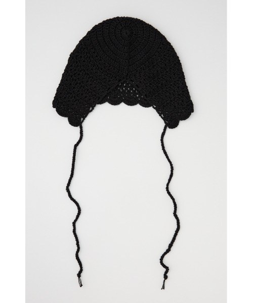 SLY（スライ）の「CROCHET BEANIE クロシェ ビーニー（ニットキャップ/ビーニー・レディース・アイボリー/ブラック・FREE）」の7枚目の写真