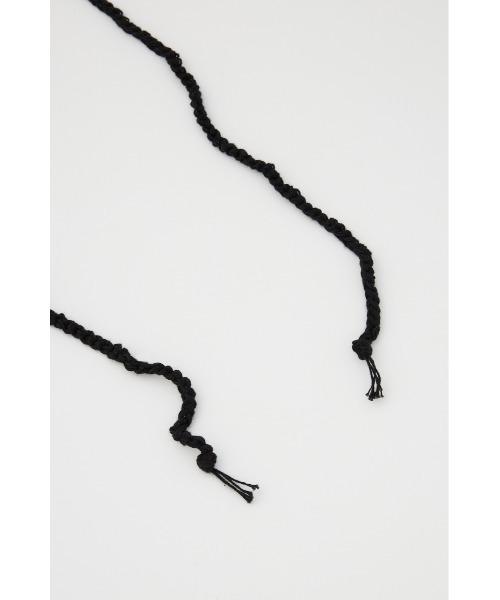 SLY（スライ）の「CROCHET BEANIE クロシェ ビーニー（ニットキャップ/ビーニー・レディース・アイボリー/ブラック・FREE）」の5枚目の写真