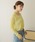 LAULEN�i���[�����j�́usheer rib v neck cardigan /�V�A�[ �v���[�c V�l�b�N �V���[�g�� �J�[�f�B�K���i�J�[�f�B�K��/�{�����j�v�b�C�G���[