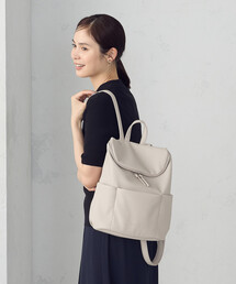 MONO COMME CA（モノコムサ）の「A4サイズ対応 タックリュック（バックパック/リュック）」