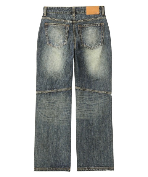 X-girl(エックスガール)の「FRONT POCKET DENIM PANTS(デニムパンツ・レディース・ブラック/インディゴブルー・S/M)」の3枚目の写真