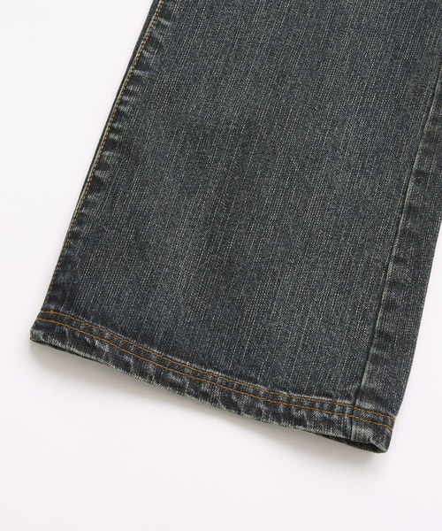 X-girl(エックスガール)の「FRONT POCKET DENIM PANTS(デニムパンツ・レディース・ブラック/インディゴブルー・S/M)」の11枚目の写真