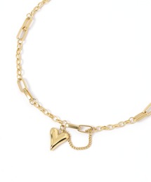 BAYFLOW | ステンレスデザインハートネックレス(ネックレス)