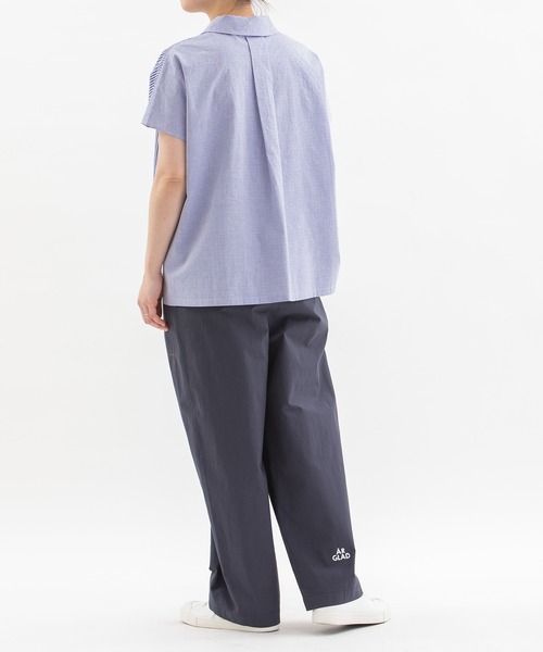 nop de nod(ノップドゥノッド)の「misc rondeフレンチスリーブブラウス(シャツ/ブラウス・レディース・スミクロ/オフホワイト/ライトブルー/ブラック・3)」の17枚目の写真