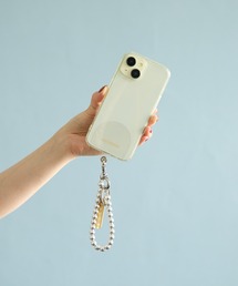 HASHIBAMI（ハシバミ）の「【HASHIBAMI】ヘマタイト 丸玉 スマホハンドストラップ（スマホグッズ）」