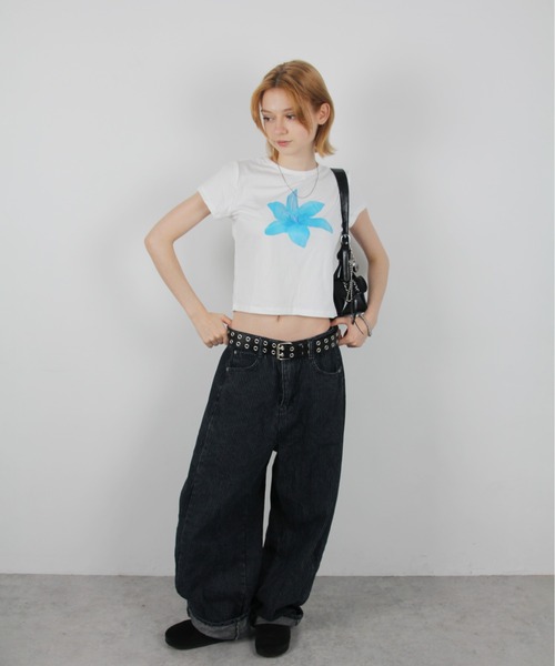 入手困難❣️レア文具✨22点セット❣️スタイルフィット✨イルミリー✨ セール】【 IMARI / イマリ 】 グラフィック プリント ミニ T