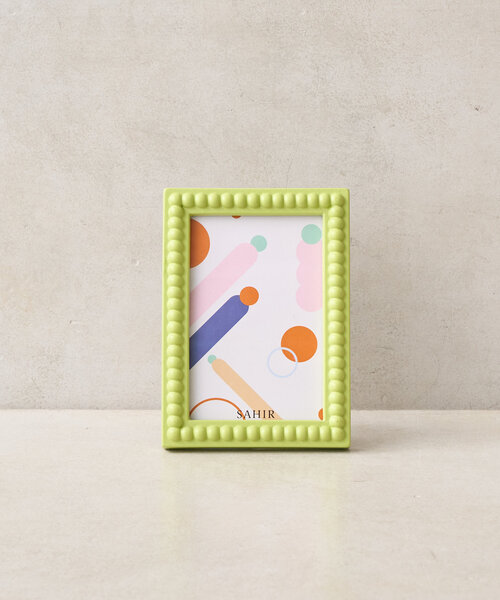 SAHIR（サヒール）の「【SAHIR サヒール】pokopoko photo frame S ポコポコフォトフレーム（フォトフレーム・レディース・ピンク/グリーン・SMALL）」の6枚目の写真