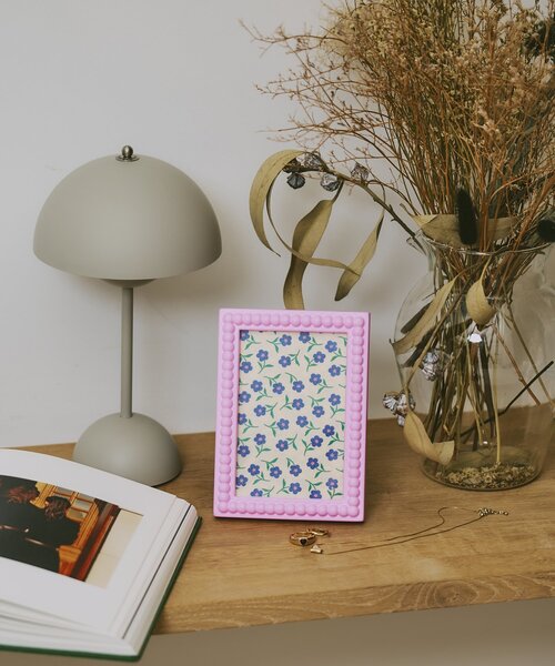 SAHIR（サヒール）の「【SAHIR サヒール】pokopoko photo frame S ポコポコフォトフレーム（フォトフレーム・レディース・ピンク/グリーン・SMALL）」の10枚目の写真