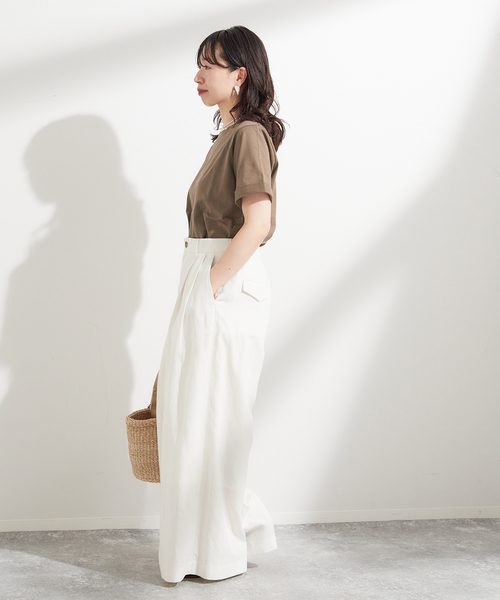 未使用 25SS JOURNAL STANDARD L'ESSAGE ジャーナルスタンダード レサージュ スワイーTシャツ カットソー 25070370001010 F ホワイト レディース 古着 中古 未使用 25SS JOURNAL STANDARD L'ESSAGE ジャーナルスタンダード
