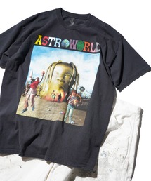 THRIFTY LOOK / スリフティールック THRIFTY "TRAVIS SCOTT" TEE トラヴィス・スコット ユーズド加工 HIPHOP ヒップホップTシャツ