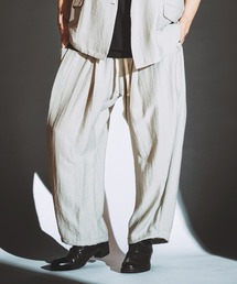 NO ID. | 【NO ID.】Side Tuck Drawstring Pants / サイド タック ドローストリング パンツ(その他パンツ)