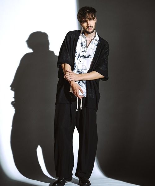 NO ID.（ノーアイディ）の「【NO ID.】Side Tuck Drawstring Pants / サイド タック ドローストリング パンツ（その他パンツ・メンズ・グレー/ブルーグレー/ブラック・2/1）」の6枚目の写真