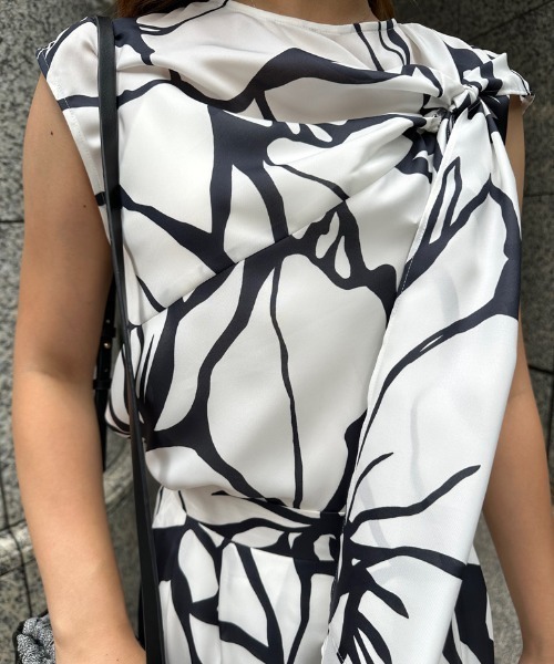 ◇アートフラワープリントブラウス（シャツ/ブラウス）｜PINKY&DIANNE