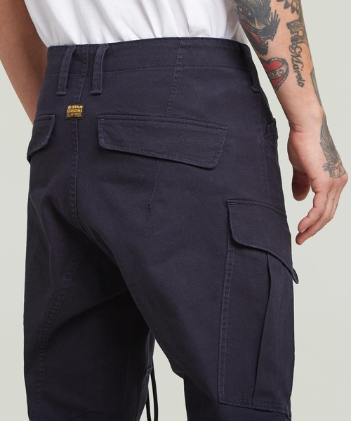 G-STAR(ジースター)の「ZIP POCKET 3D SKINNY CARGO PANTS 2.0/立体裁断スキニーカーゴパンツ(カーゴパンツ・メンズ・ダークブルー/ダークブラック・31/30/33/30/32/30/29/30/30/30/34/30/28/30/36/30/30/32)」の12枚目の写真