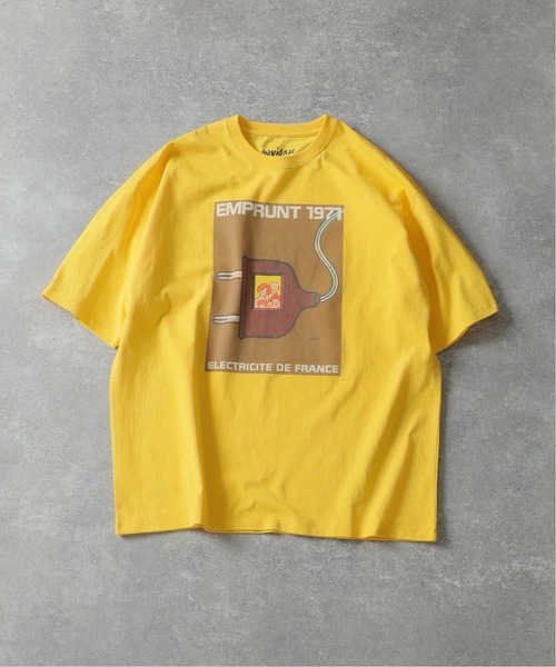 Savignac（サヴィニャック）の「《追加》SAVIGNAC (サヴィニャック) 別注 French Company プリント Tシャツ（Tシャツ/カットソー・メンズ・ブラック/ブラック系その他/ブルー/パープル/イエロー/ホワイト/グリーン/レッド・MEDIUM/LARGE/X-LARGE）」の7枚目の写真