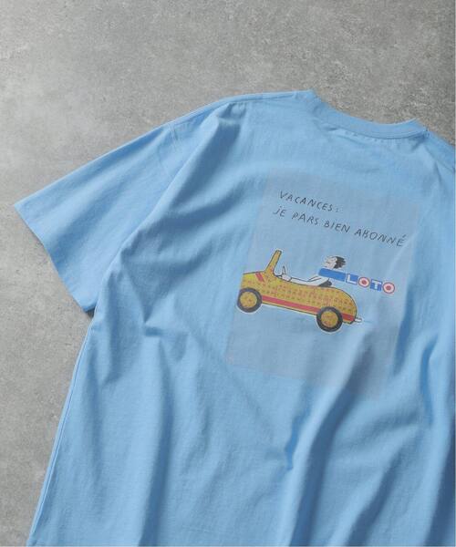 Savignac（サヴィニャック）の「《追加》SAVIGNAC (サヴィニャック) 別注 French Company プリント Tシャツ（Tシャツ/カットソー・メンズ・ブラック/ブラック系その他/ブルー/パープル/イエロー/ホワイト/グリーン/レッド・MEDIUM/LARGE/X-LARGE）」の13枚目の写真