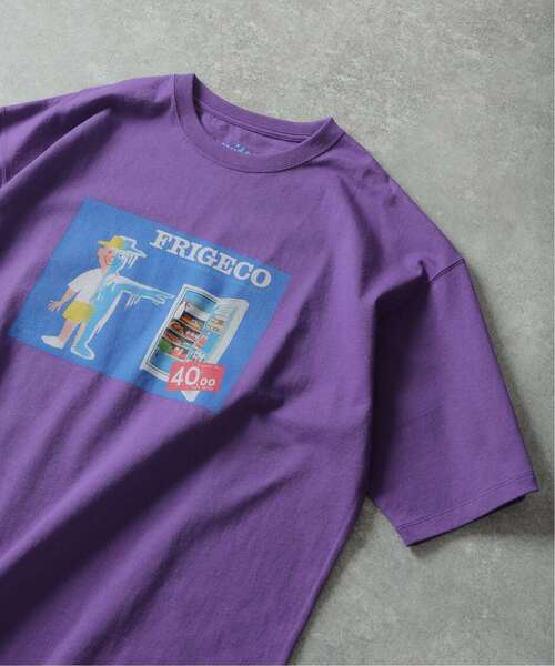 Savignac（サヴィニャック）の「《追加》SAVIGNAC (サヴィニャック) 別注 French Company プリント Tシャツ（Tシャツ/カットソー・メンズ・ブラック/ブラック系その他/ブルー/パープル/イエロー/ホワイト/グリーン/レッド・MEDIUM/LARGE/X-LARGE）」の16枚目の写真