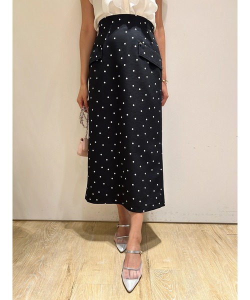 JUSGLITTY（ジャスグリッティー）の「サス付フラップタイトスカート