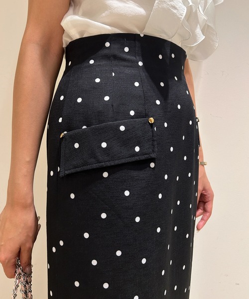 JUSGLITTY（ジャスグリッティー）の「サス付フラップタイトスカート