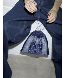 Htage | 【Htage】ジャカード巾着バッグ(ハンドバッグ)