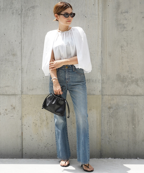 CELERI（セルリ）の「【CELERI/セルリ】Cocoon ブラウス（シャツ/ブラウス・レディース・ホワイト/ブラック・FREE）」の21枚目の写真