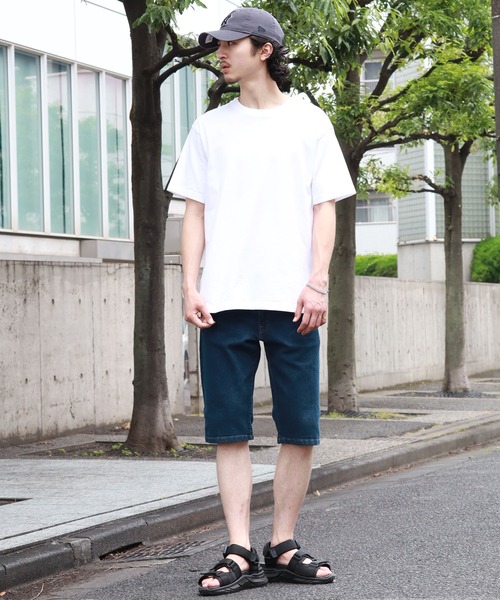 HANES(ヘインズ)の「【HANES/ヘインズ】レギュラーフィット ストレッチデニム ショートパンツ(その他パンツ・メンズ・インディゴブルー/ダークインディゴブルー/ライトインディゴブルー・M/L/LL/S)」の20枚目の写真