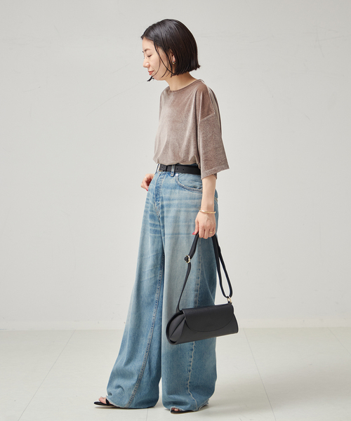 ベロアTシャツ（Tシャツ/カットソー）｜journal standard L
