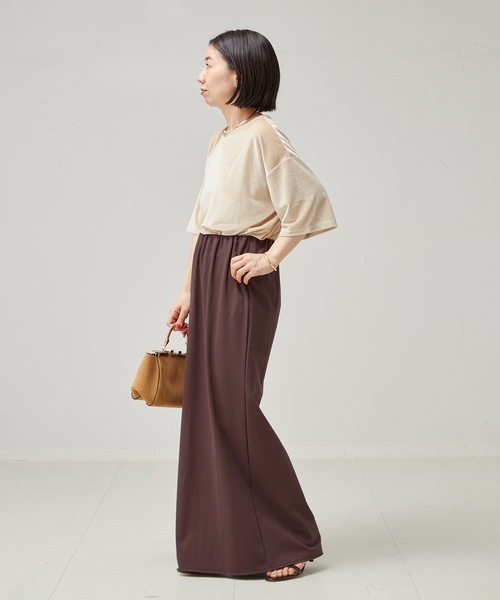 ジャーナルスタンダードレサージュ　ベロアTシャツ25AW 完売品　最終値下げ ベロアTシャツ（Tシャツ／カットソー）｜JOURNAL STANDARD L