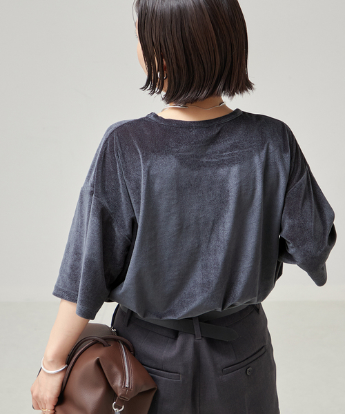 【journal standard L'essage】ベロアTシャツ JOURNAL STANDARD L'ESSAGE｜ベロアTシャツ | Rakuten Fashion