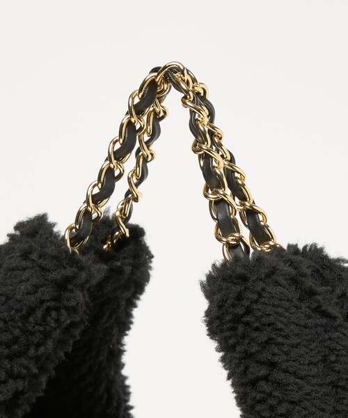 セール】【一部別注】＜VIOLAd'ORO＞ELMO ボア チェーン ショルダー