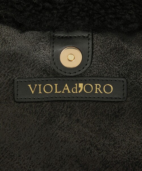 セール】【一部別注】＜VIOLAd'ORO＞ELMO ボア チェーン ショルダー