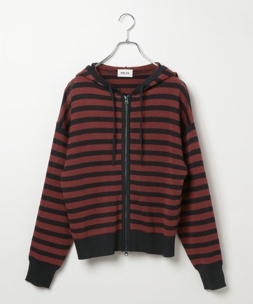 UNISEX》ボーダーメッシュパーカー（パーカー）｜PBLIM（ページ