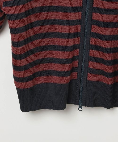 PBLIM(ページボーイリム)の「《UNISEX》ボーダーメッシュパーカー(パーカー・レディース・ブラック/ネイビー・SMALL/MEDIUM)」の9枚目の写真